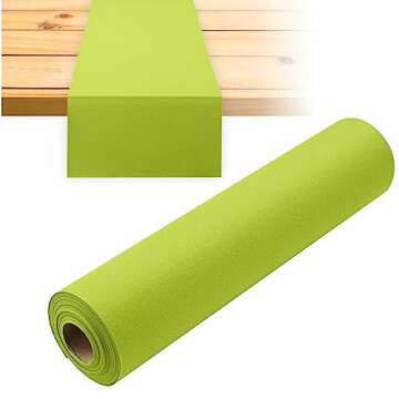 Disposable Linen-Feel Table Runner for Elegant Dining