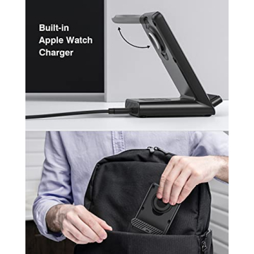 3 in 1 Wireless Charging Station for Apple Devices