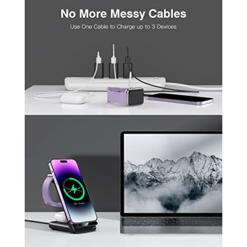 3 in 1 Wireless Charging Station for Apple Devices