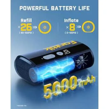 Fanttik X9 Ace Mini Bike Tire Pump - Fast Inflation 150PSI