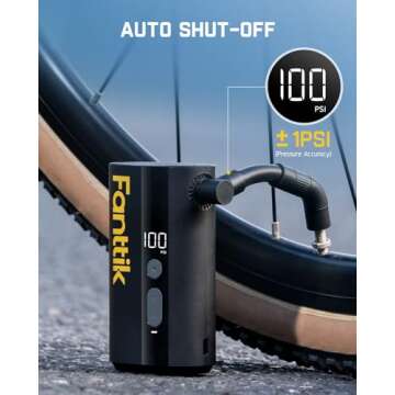 Fanttik X9 Ace Mini Bike Tire Pump - Fast Inflation 150PSI