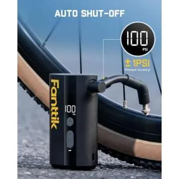 Fanttik X9 Ace Mini Bike Tire Pump - Fast Inflation 150PSI