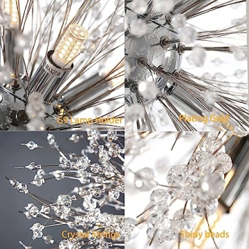 Stunning Goomavi Modern Crystal Chandelier for Home Elegance