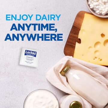 Lactaid Fast Act Lactose Chewables, Vanilla, 60 Count