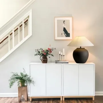 Rustic 21.6” Ceramic Table Lamp - Perfect for Any Room