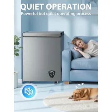 Energy Efficient 3.5 Cu.ft Chest Freezer for Home & RV Storage