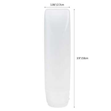 Nydotd 18 Pack Travel Size Plastic Squeeze Bottles for Liquids, 30ml/1Oz TSA Approved Travel Bottles...