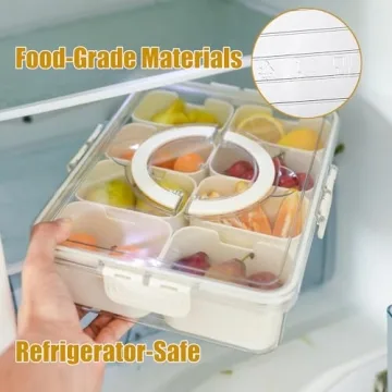 Versatile Snackle Box for Travel, Picnics, and Parties