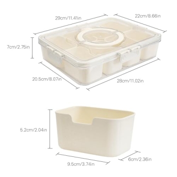 Versatile Snackle Box for Travel, Picnics, and Parties