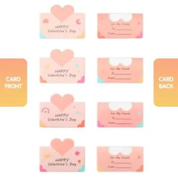 32 Pack Kids Valentine Gifts with Heart Pop Fidget Toys