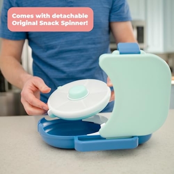 GoBe Kids Lunchbox with Snack Spinner Flip for Ages 3-10