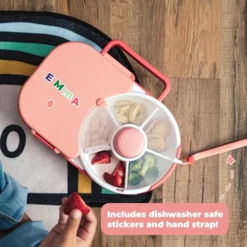 GoBe Kids Lunchbox with Snack Spinner Flip for Ages 3-10