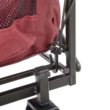 MacSports Cargo Net for Collapsible Folding Outdoor Utility Wagon, Garden Cart, Beach Cart - Heavy Duty Nylon Net