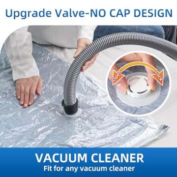 TAILI Jumbo Vacuum Storage Bags for Clothing & Bedding