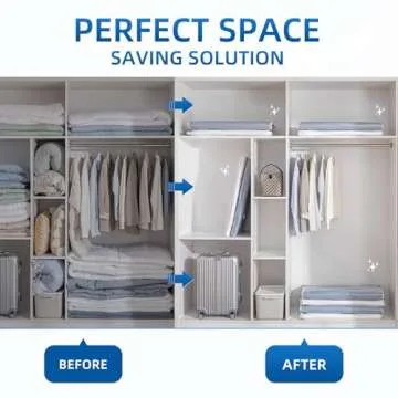 TAILI Jumbo Vacuum Storage Bags for Clothing & Bedding