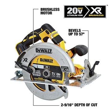 DeWalt 20V MAX 7-1/4 Inch Cordless Circular Saw