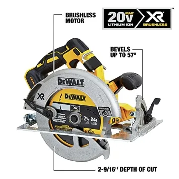 DeWalt 20V MAX 7-1/4 Inch Cordless Circular Saw