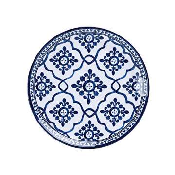 18-Piece Melamine Dinnerware Set - Blue