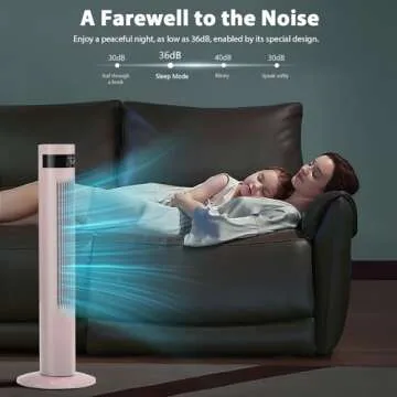 Antarctic Star Tower Fan with Remote Control for Ultimate Cooling