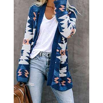 Blibea Women's Open Front Sweater Coat - Fashionable Layering