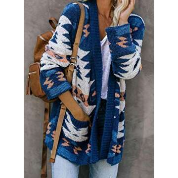 Blibea Women's Open Front Sweater Coat - Fashionable Layering