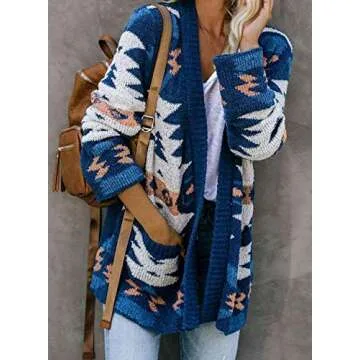 Blibea Women's Open Front Sweater Coat - Fashionable Layering