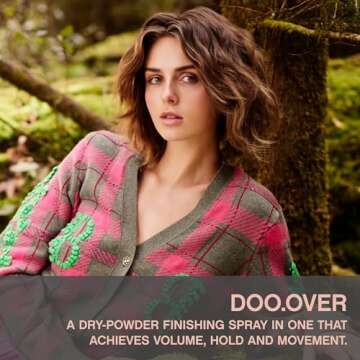 KEVIN.MURPHY DOO.OVER - Dry Powder Finishing Hair Spray - For All Hair Types & Lengths - Removes Oils & Product Residue - With Tapioca - Unscented - 250 mL / 8.5 fl oz
