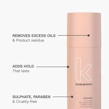 KEVIN.MURPHY DOO.OVER - Dry Powder Finishing Hair Spray - For All Hair Types & Lengths - Removes Oils & Product Residue - With Tapioca - Unscented - 250 mL / 8.5 fl oz