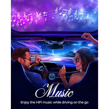 LENCENT T25 Bluetooth FM Transmitter with Dual USB Charging