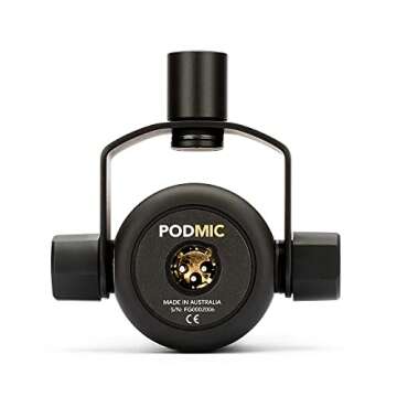 Rode PodMic Broadcast-Grade Dynamic Microphone for Podcast Application, 2-Pack