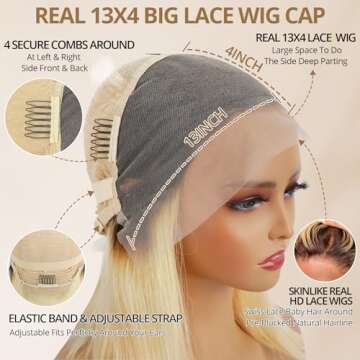 Iridescent Ombre Blonde Bob Wig for All Occasions