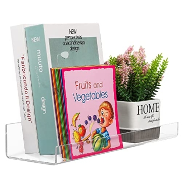 YestBuy Clear Floating Shelves for Kids and Decor