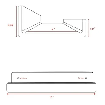 YestBuy Clear Floating Shelves for Kids and Decor