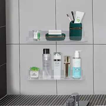 YestBuy Clear Floating Shelves for Kids and Decor
