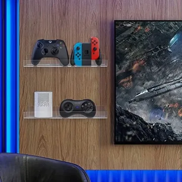 YestBuy Clear Floating Shelves for Kids and Decor