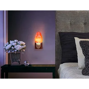 Spantik Pink Himalayan Salt Lamps - Hand Carved, Natural Night Lights for Bedrooms and Home Decor