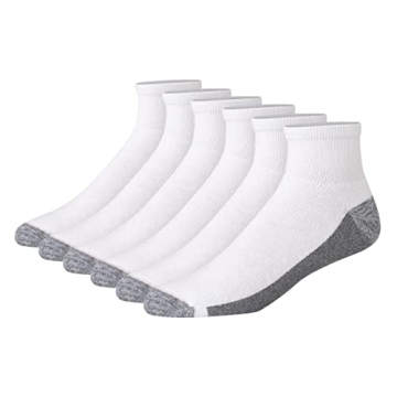 Hanes Men's Max Cushion Ankle Socks 6-Pack - Unmatched Comfort & Durability