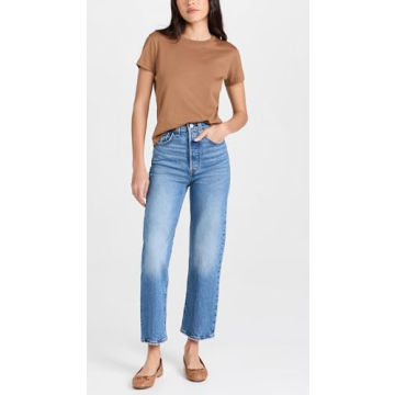 Levi's Women's Premium Ribcage Straight Ankle Jeans