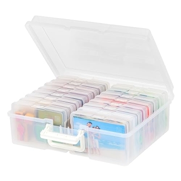 IRIS USA 4"x 6" Photo Storage Box – Organize with Ease