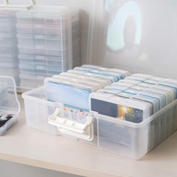 IRIS USA 4"x 6" Photo Storage Box – Organize with Ease