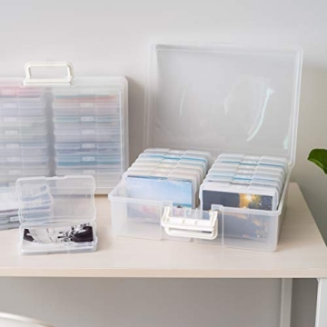 IRIS USA 4"x 6" Photo Storage Box – Organize with Ease