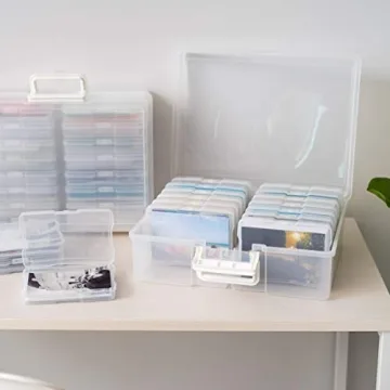 IRIS USA 4"x 6" Photo Storage Box – Organize with Ease