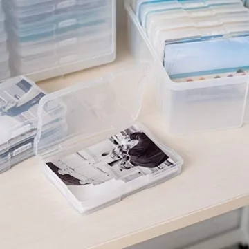 IRIS USA 4"x 6" Photo Storage Box – Organize with Ease