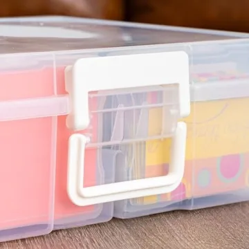 IRIS USA 4"x 6" Photo Storage Box – Organize with Ease