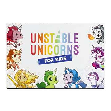Unstable Games - Unstable Unicorns for Kids Edition Base Game - A strategic card game for Kids!