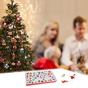 Wooden Christmas Ornament Set for Amazing Holiday Decor