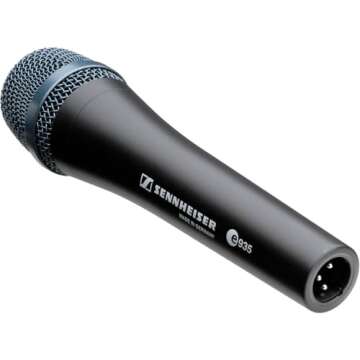 Sennheiser Pro Audio Dynamic Microphone, XLR, Black (009421)
