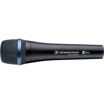 Sennheiser Pro Audio Dynamic Microphone, XLR, Black (009421)
