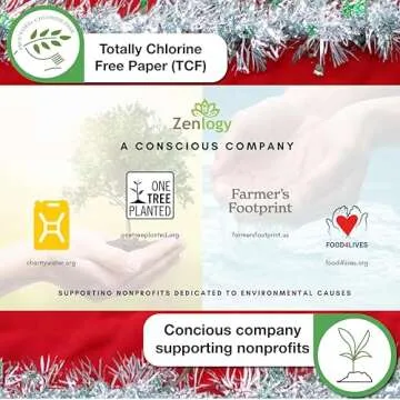 Zenlogy Precut Parchment Squares - Perfect for Baking and Air Frying