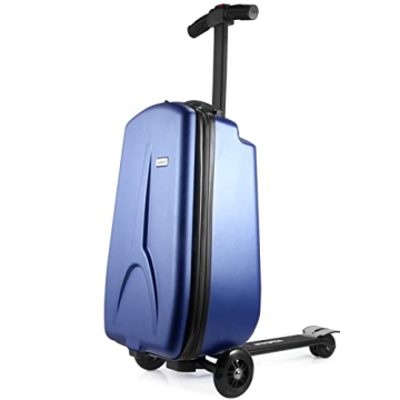 iubest Scooter Luggage Carry On Scooter Suitcase for Kids Age 4-15, Detachable & Foldable 4 in 1 Kid...